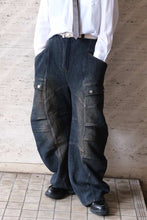 Load image into Gallery viewer, SASHIKO BANANA CUTTING PANTS .14 / RUSTY INDIGO