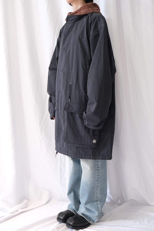 WASHED MILITARY JACKET / NAVY