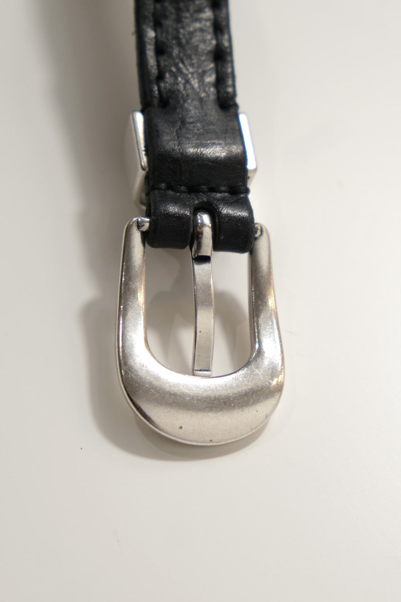 OUR LEGACY | BELT 2CM / BLACK LEATHER 2CMレザーベルト – STOCK