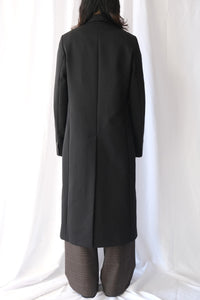 ROBE OVERCOAT / ONYX BLACK TECH SATEEN