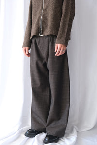BRIDGE CHINO / BROWN DUNMORE CHECK