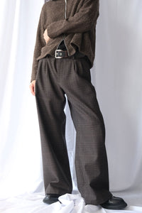 BRIDGE CHINO / BROWN DUNMORE CHECK