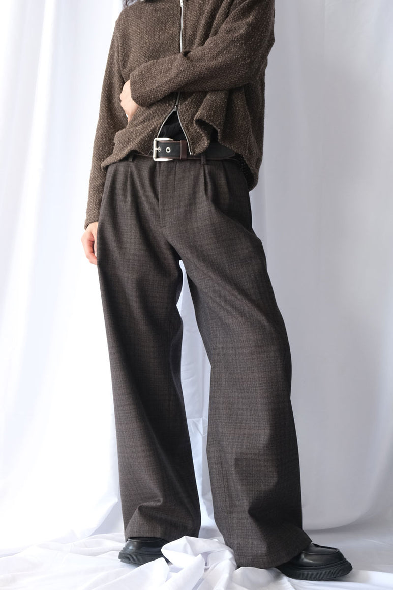 BRIDGE CHINO / BROWN DUNMORE CHECK