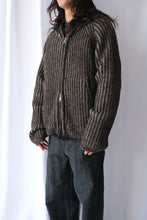 Load image into Gallery viewer, LEVEL HOOD / VANISE BROWN STRIPE ISELS WOOL