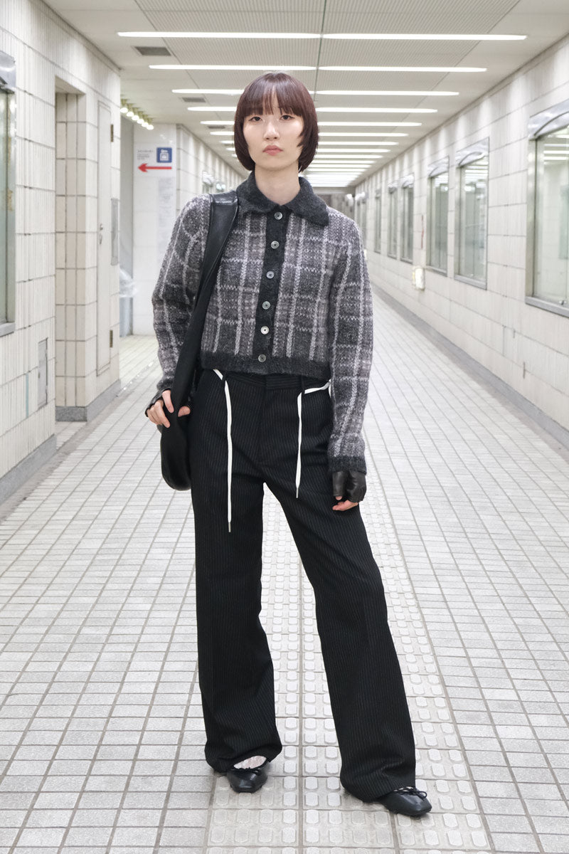 SLIM ZIP LONGSLEEVE / OBSIDIAN DEPYH WOOLCOSE RIDGE [Arriving Fall/Winter 2026]