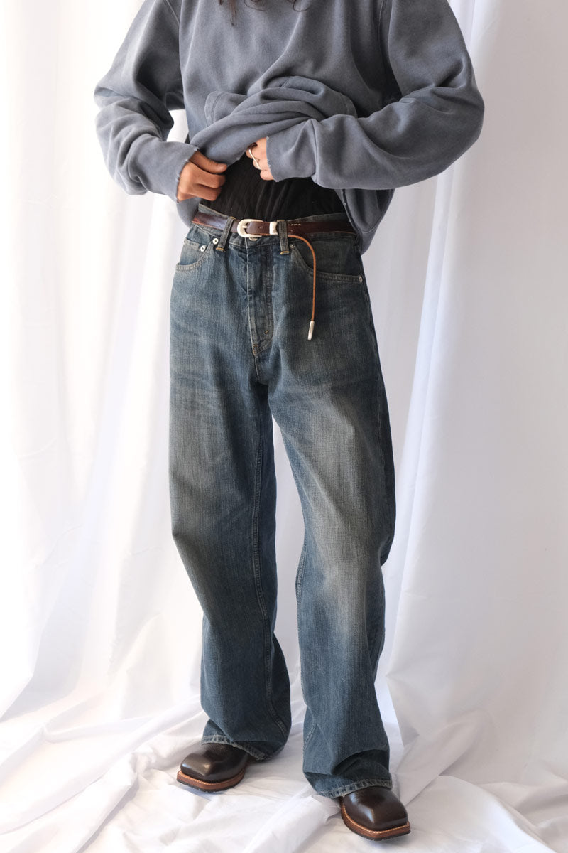 HOPE | CRISS JEANS / GARAGE BLUE リラックスブーツカットジーンズ 
