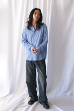 Load image into Gallery viewer, FILE SHIRT / FRESH BLUE STRIPE