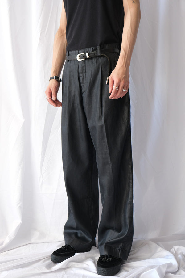 STILL CHINO / LACQUER BLACK MIRROR TENCEL [Scheduled for 26AW arrival]
