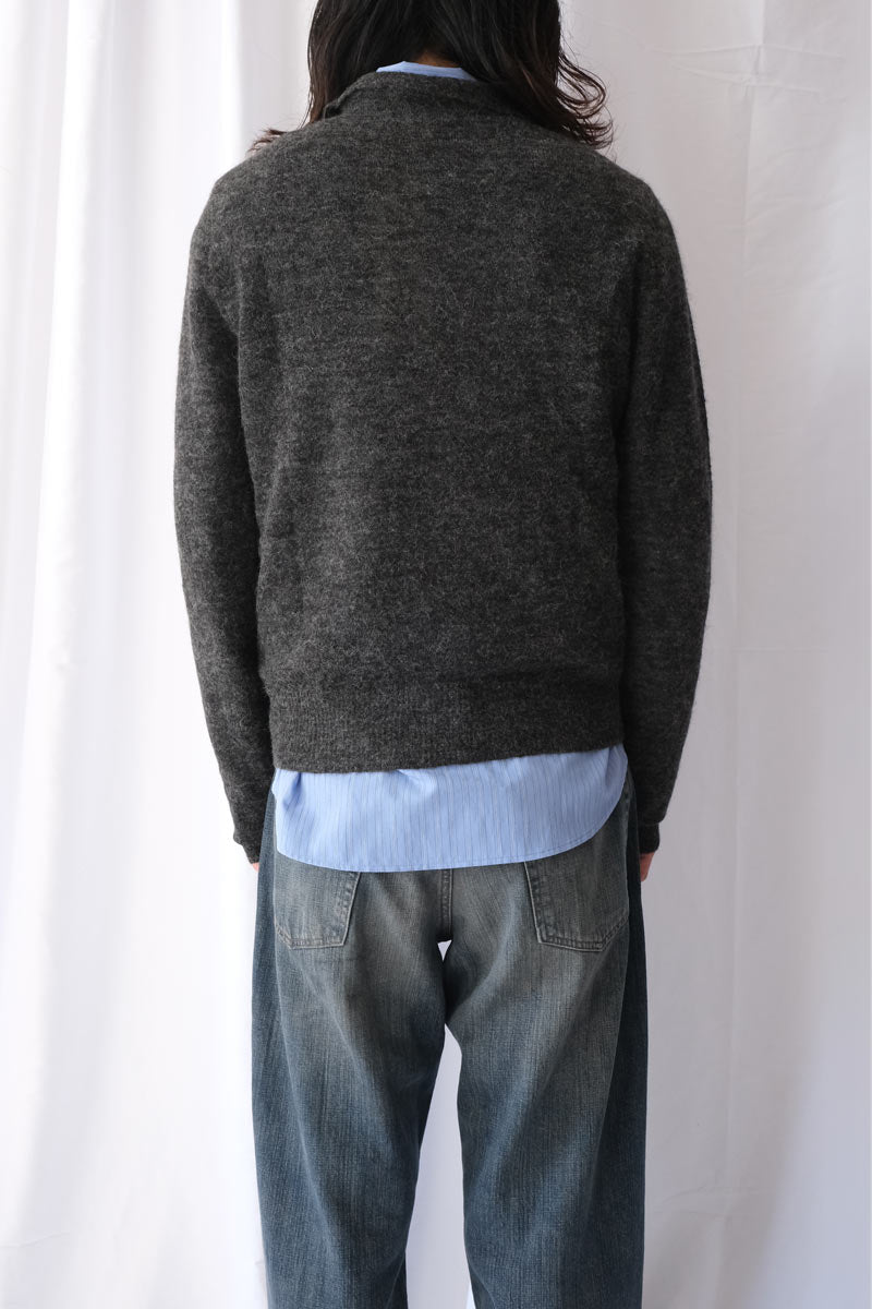 PROPER SWEATER / GREY ALPACA