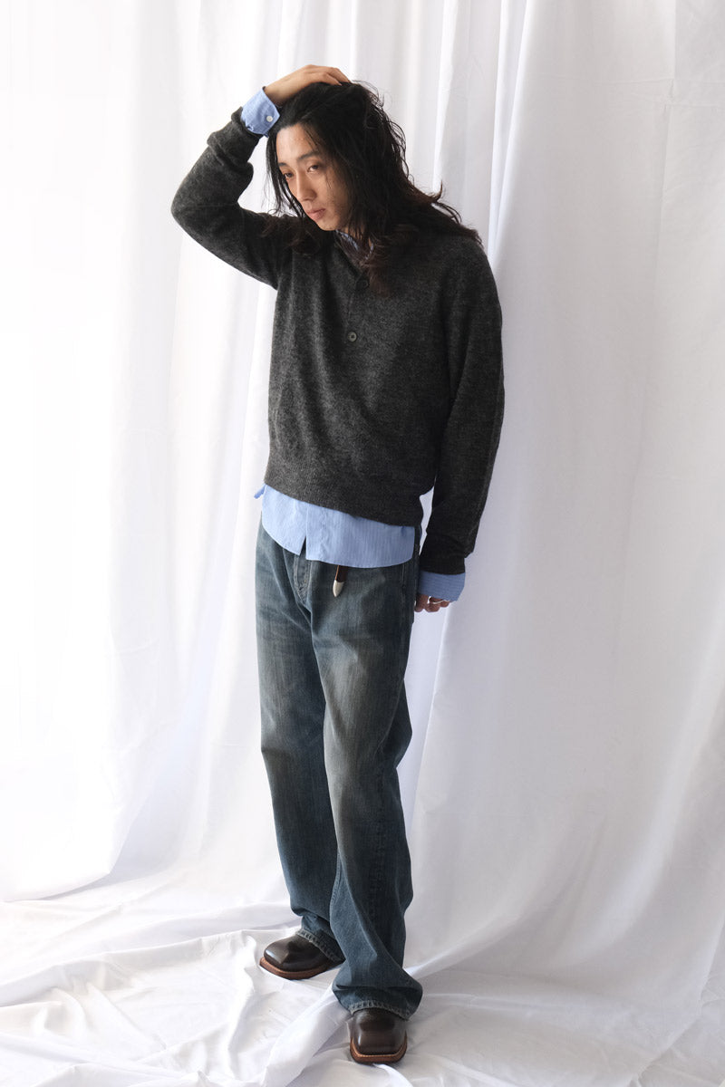 PROPER SWEATER / GREY ALPACA