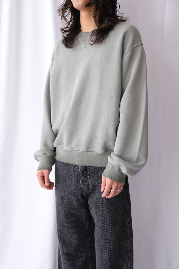 BUBBLE CREWNECK / GREEN FADE [20%OFF]