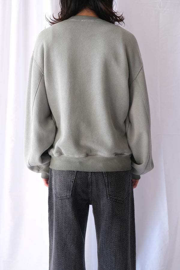 BUBBLE CREWNECK / GREEN FADE [20%OFF]