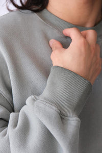 BUBBLE CREWNECK / GREEN FADE