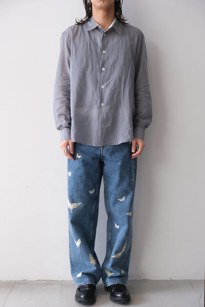 BEYOND SHIRT / ICE COLD GREY CLOUDY COTTON