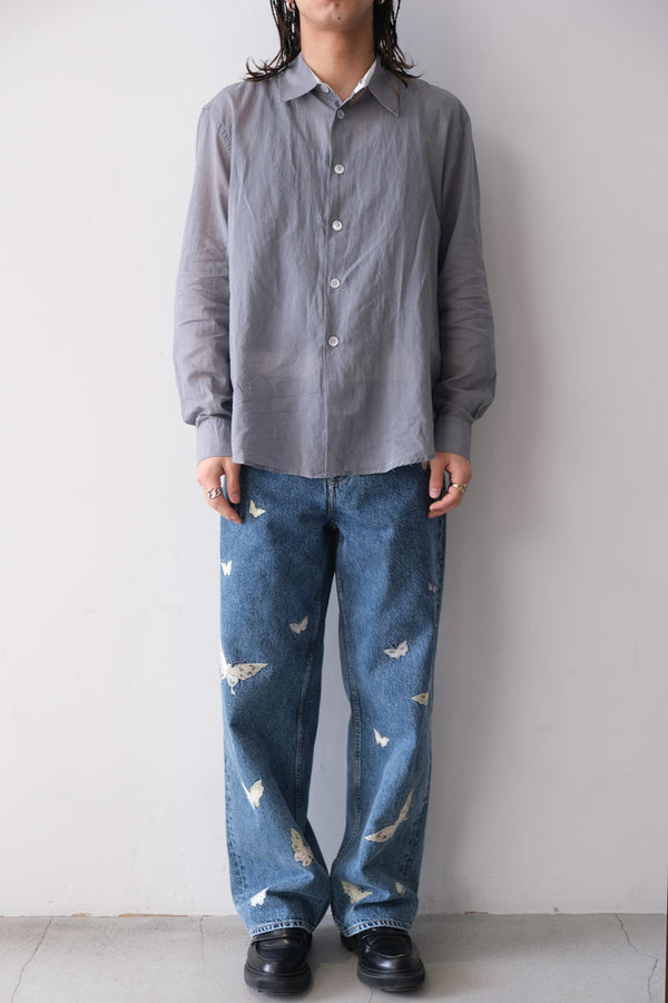 BEYOND SHIRT / ICE COLD GREY CLOUDY COTTON