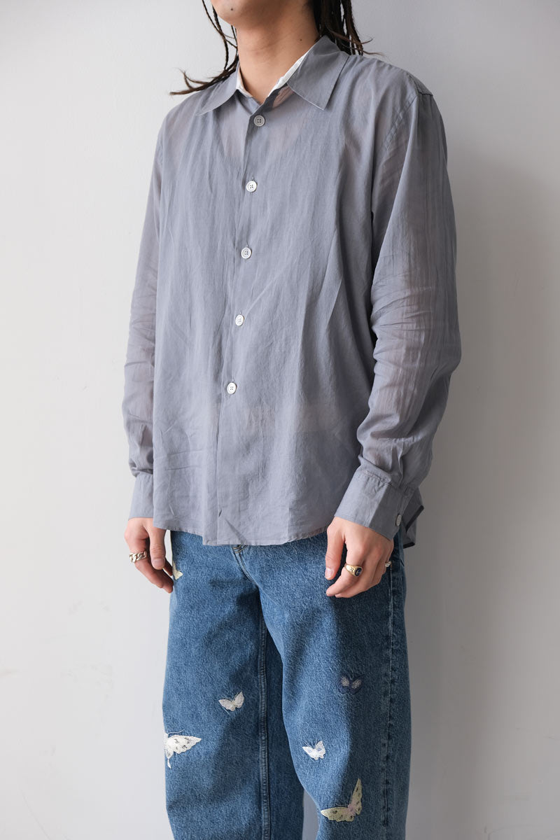 BEYOND SHIRT / ICE COLD GREY CLOUDY COTTON