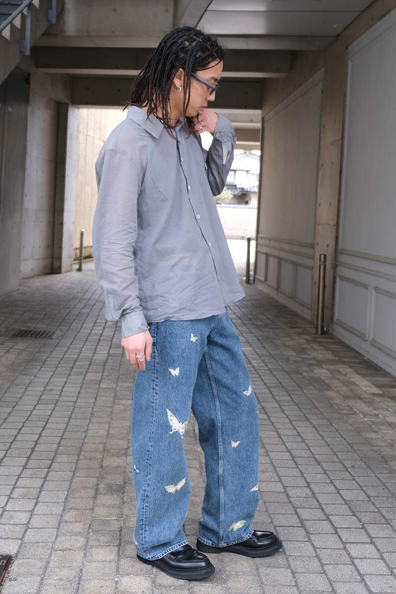 BEYOND SHIRT / ICE COLD GREY CLOUDY COTTON