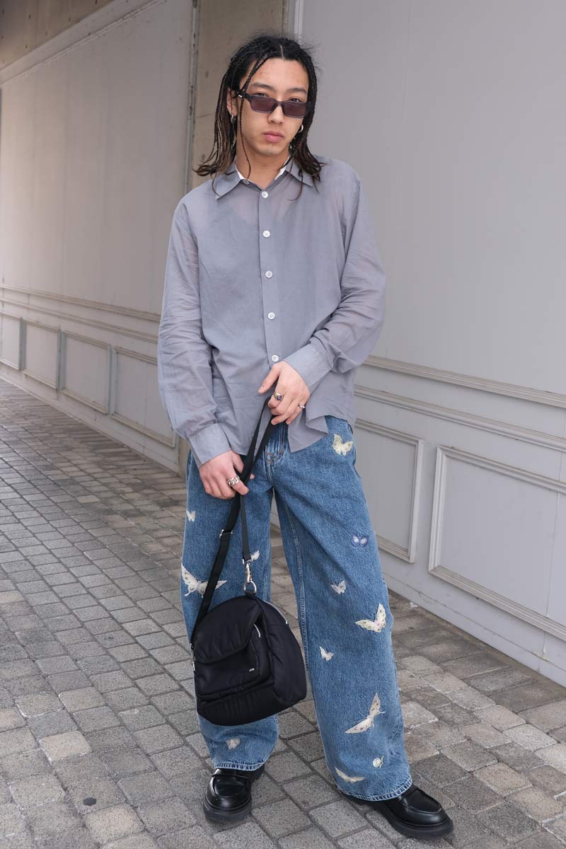 BEYOND SHIRT / ICE COLD GREY CLOUDY COTTON
