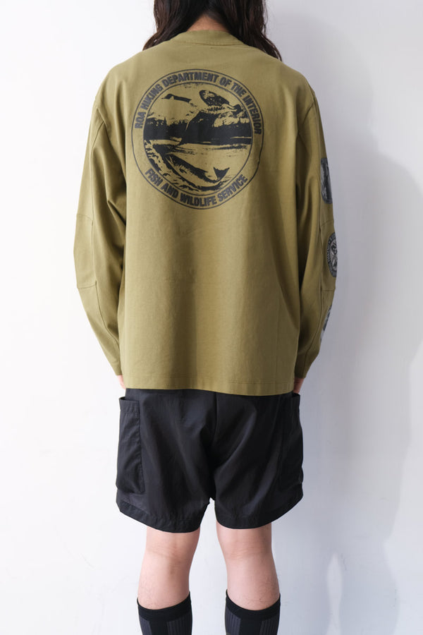 DIVISION LONG SLEEVE / OLIVE DRAB [20%OFF]
