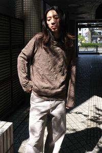 BLISS T-SHIRT / OLIVE CRINKELE JERSEY