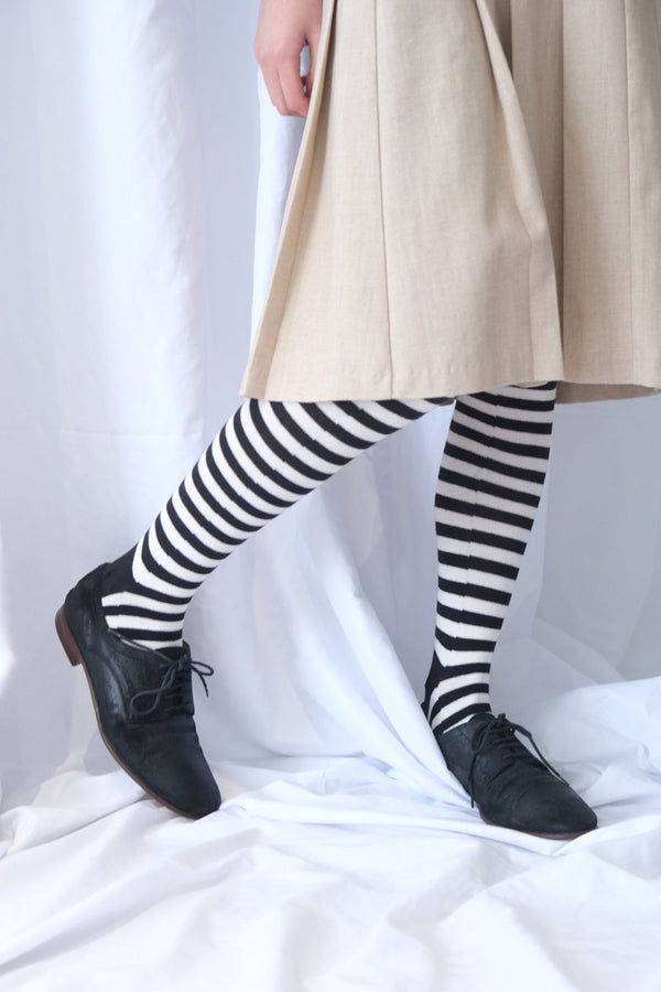STRIPE FIVE-TOE SOCKS / BLACK