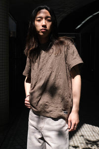 BLISS T-SHIRT / OLIVE CRINKELE JERSEY