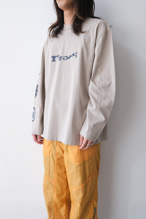 DIVISION LONG SLEEVE / LIGHT GREY [20%OFF]