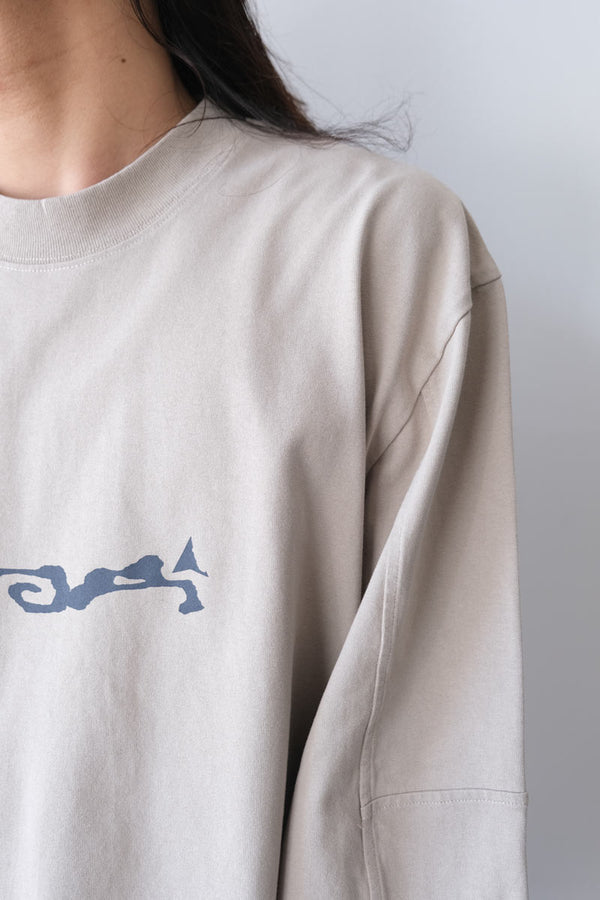 DIVISION LONG SLEEVE / LIGHT GREY [20%OFF]