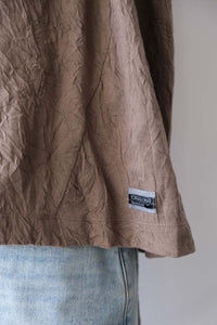 BIG LONGSLEEVE / OLIVE CRINKELE JERSEY