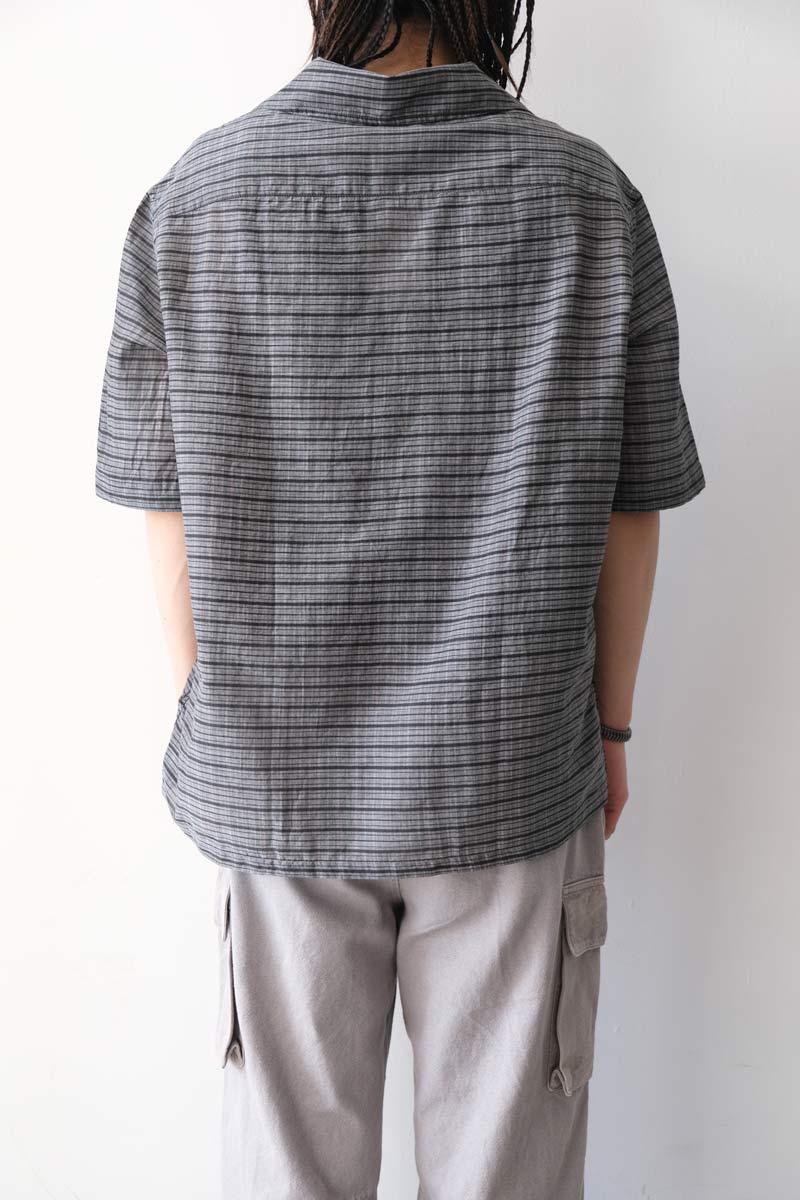HEUSEN SHIRT SHORTSLEEVE / ICNIC CHECK COTTON SILK
