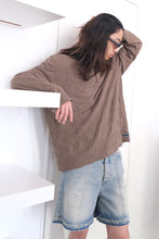 画像をギャラリービューアに読み込む, BIG LONGSLEEVE / OLIVE CRINKELE JERSEY