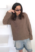 画像をギャラリービューアに読み込む, BIG LONGSLEEVE / OLIVE CRINKELE JERSEY