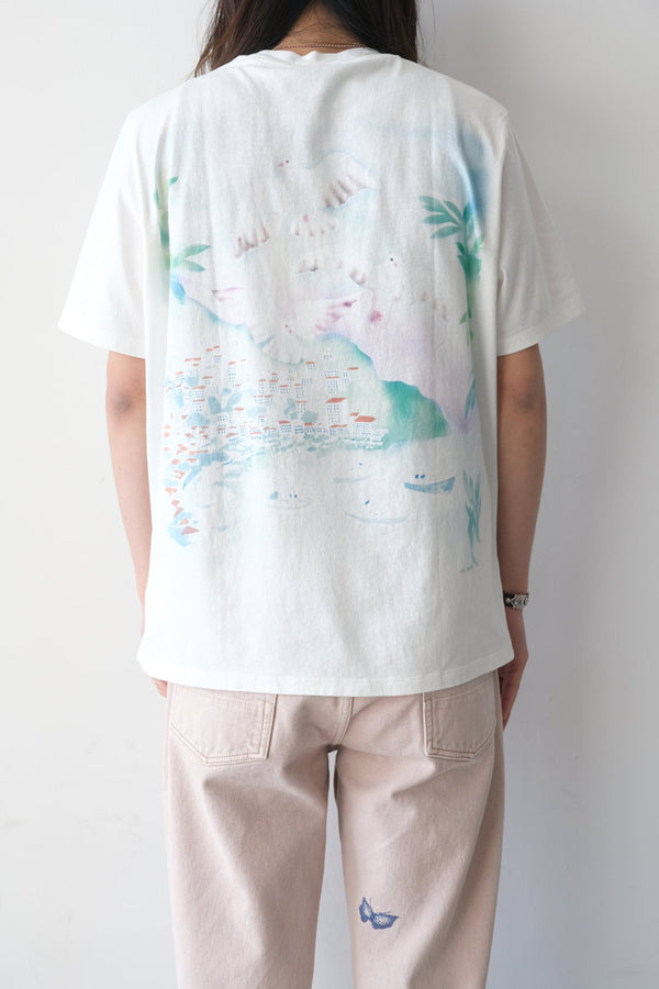 BOX T-SHIRT / SEA VIEW PRINT LEGACY JERSEY