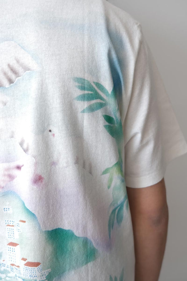 BOX T-SHIRT / SEA VIEW PRINT LEGACY JERSEY