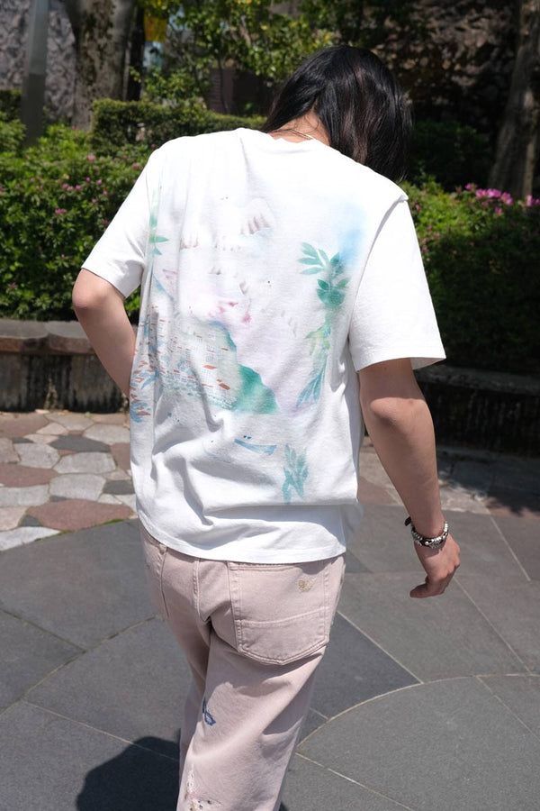 BOX T-SHIRT / SEA VIEW PRINT LEGACY JERSEY