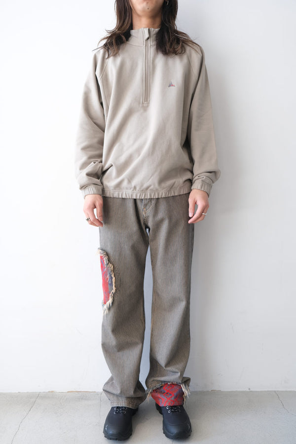HEAVY HALF ZIP / TAUPE [20%OFF]