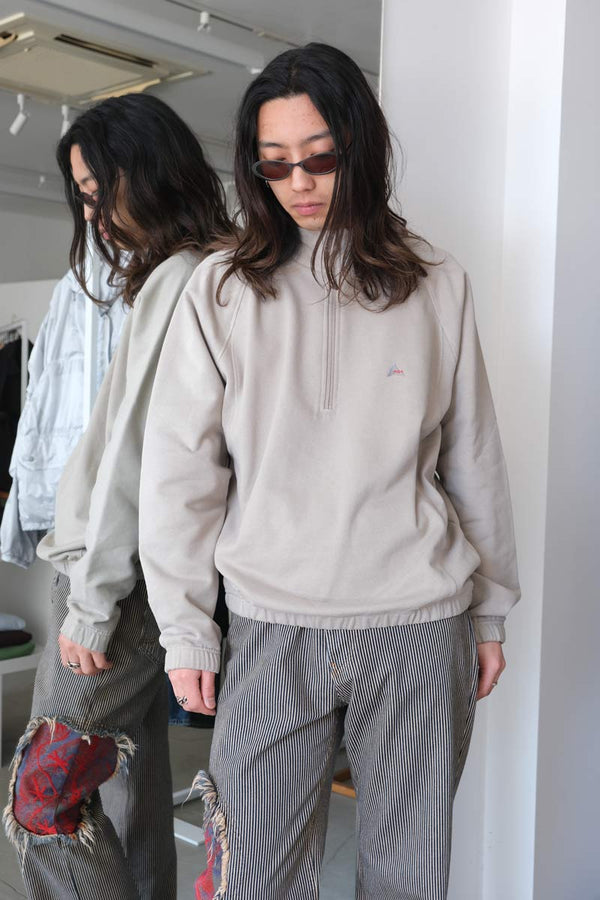 HEAVY HALF ZIP / TAUPE [20% OFF]
