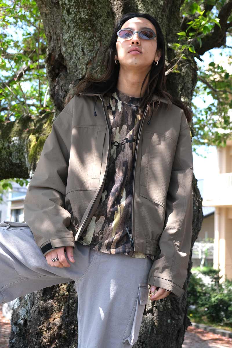 得62％引】ロッソROJ-956 アッシュ（S）ナイロンウィンタージャケット