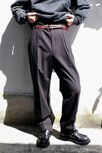 COTTON TWILL SROUSERS / BLACK [金沢店]