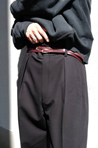 COTTON TWILL SROUSERS / BLACK [金沢店]