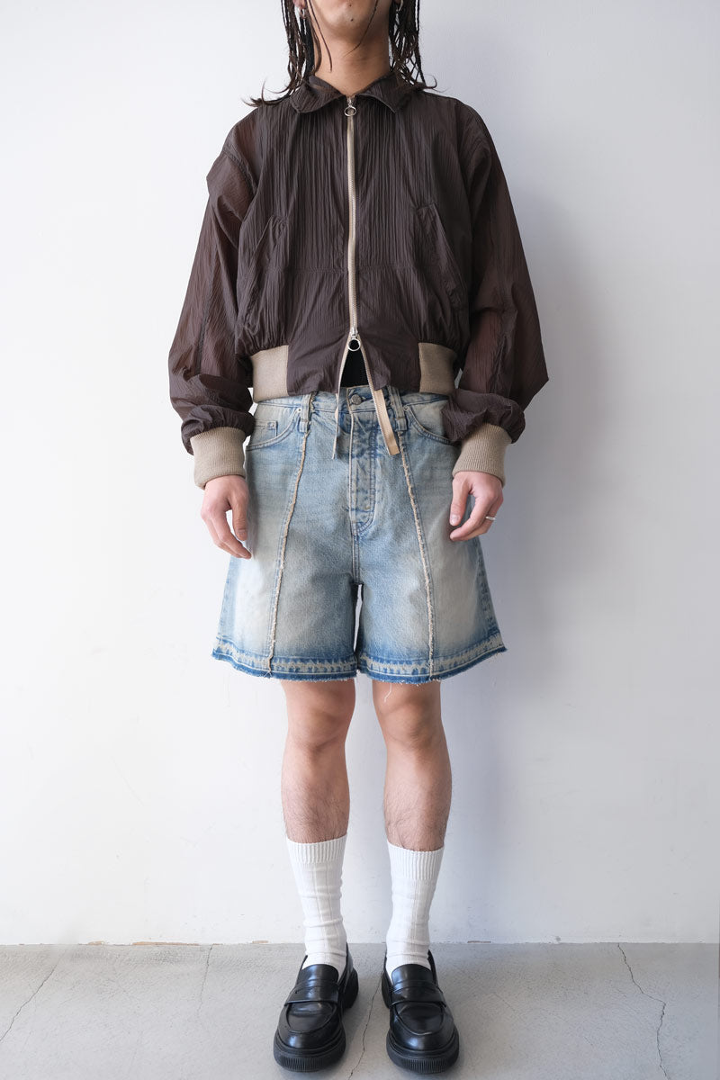 SKID SHORTS / LIGHT BLUE SANDY MIX [20%OFF]