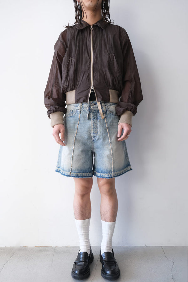 SKID SHORTS / LIGHT BLUE SANDY MIX [20%OFF]