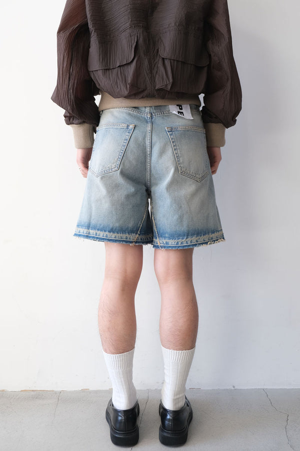 SKID SHORTS / LIGHT BLUE SANDY MIX [20%OFF]