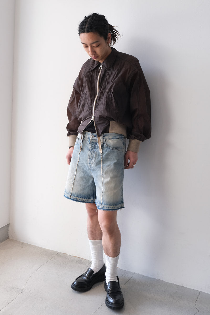 SKID SHORTS / LIGHT BLUE SANDY MIX [20%OFF]