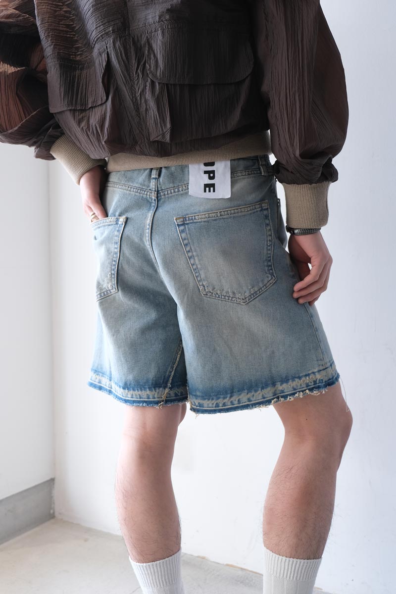 SKID SHORTS / LIGHT BLUE SANDY MIX [20%OFF]