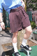 画像をギャラリービューアに読み込む, HIGHDENSITY CUPRO GURKHA SHORTS / BORDEAUX