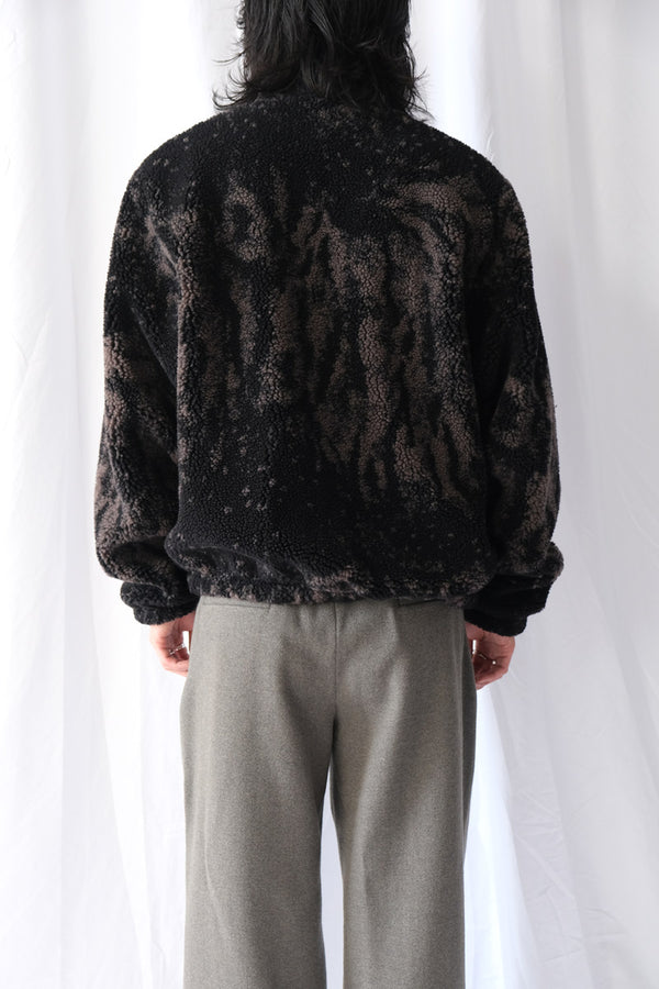 EWE FURRY JACKET / FUZZY DARK BROWN