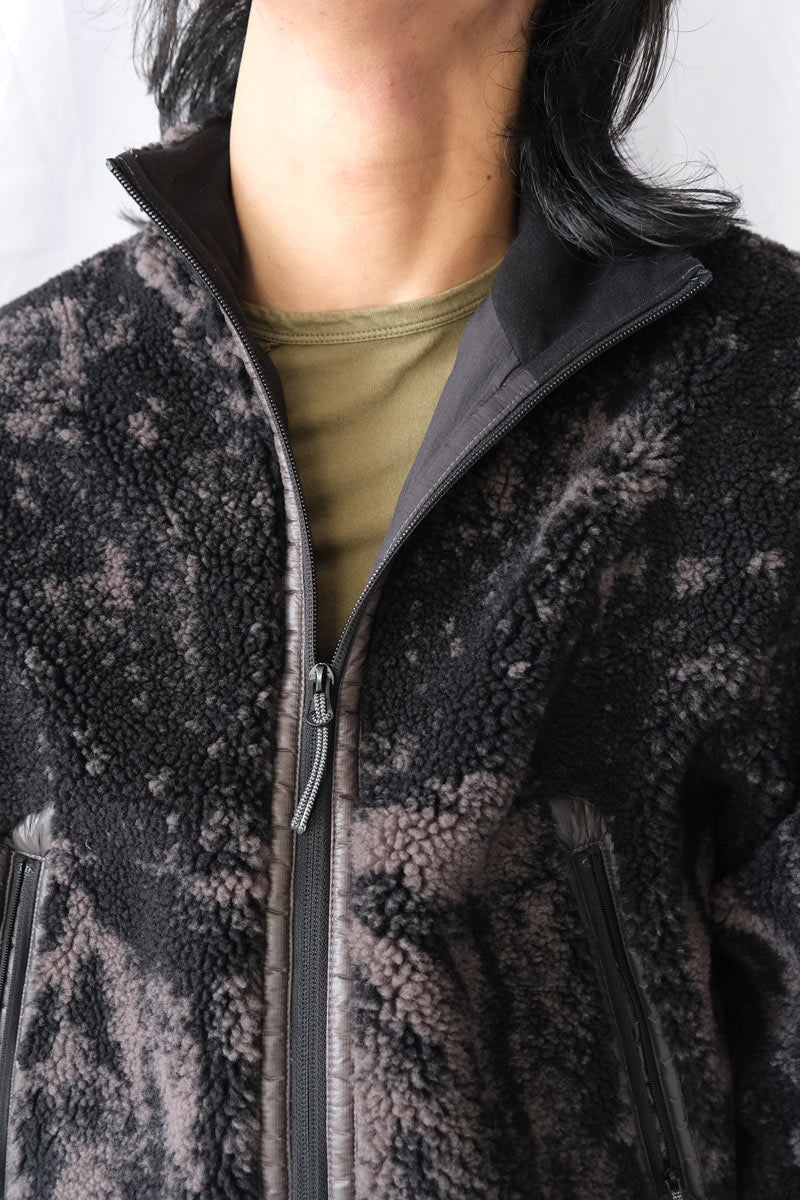 EWE FURRY JACKET / FUZZY DARK BROWN