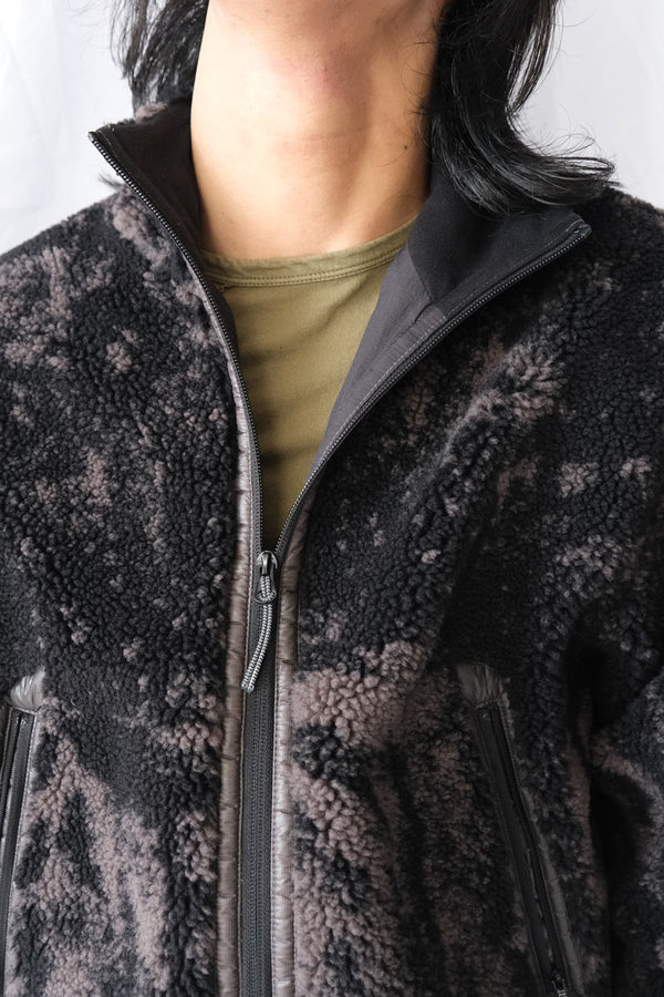 EWE FURRY JACKET / FUZZY DARK BROWN
