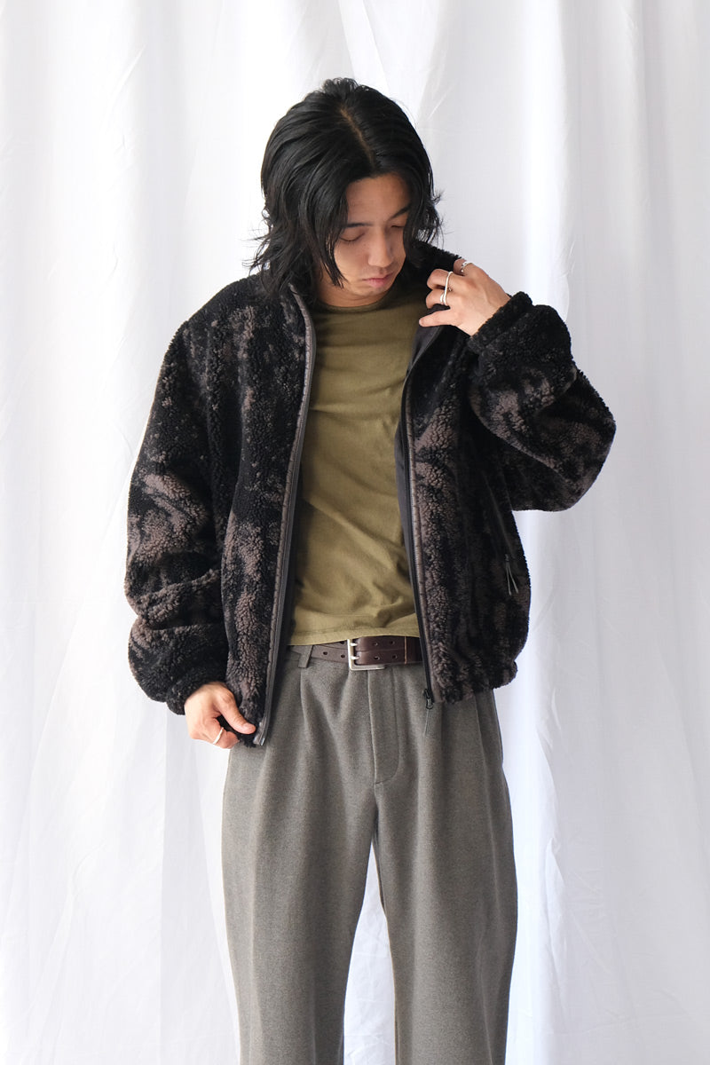 EWE FURRY JACKET / FUZZY DARK BROWN